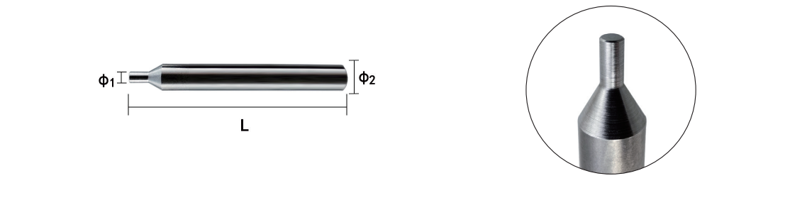 Carbide smooth tracer point compatible with Silca Matrix key machine