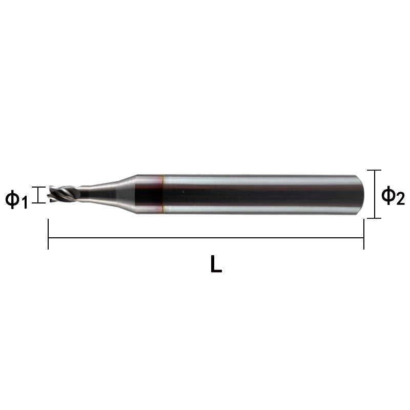 Carbide end milling cutter compatible with Keyline 303/304/319 Keyline PUNTO Keyline T-REX Keyline T-REX ADVANCE key machine