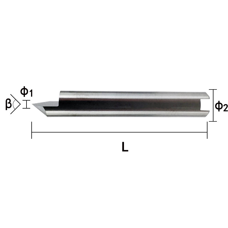 Engraving cutter compatible with SILCA QUATTROCODE SILCA TRIAX PRO TRIAX QUATTRO TRIAX-e.code SILCA Viper Key Machine