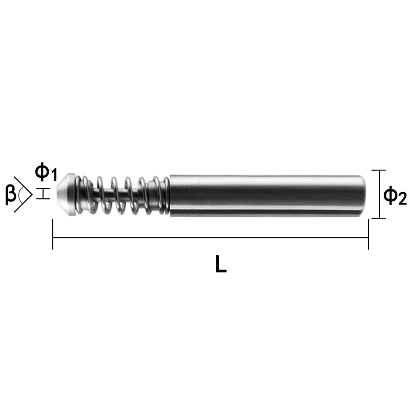 Spring tracer point compatible with common vertical mechanical key machine