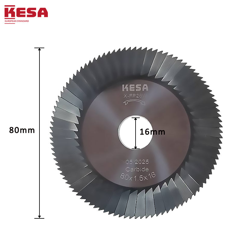 JMA SENA SARATOGA Carbide Cutter X-FP26W 80x1.5x16 Replacement