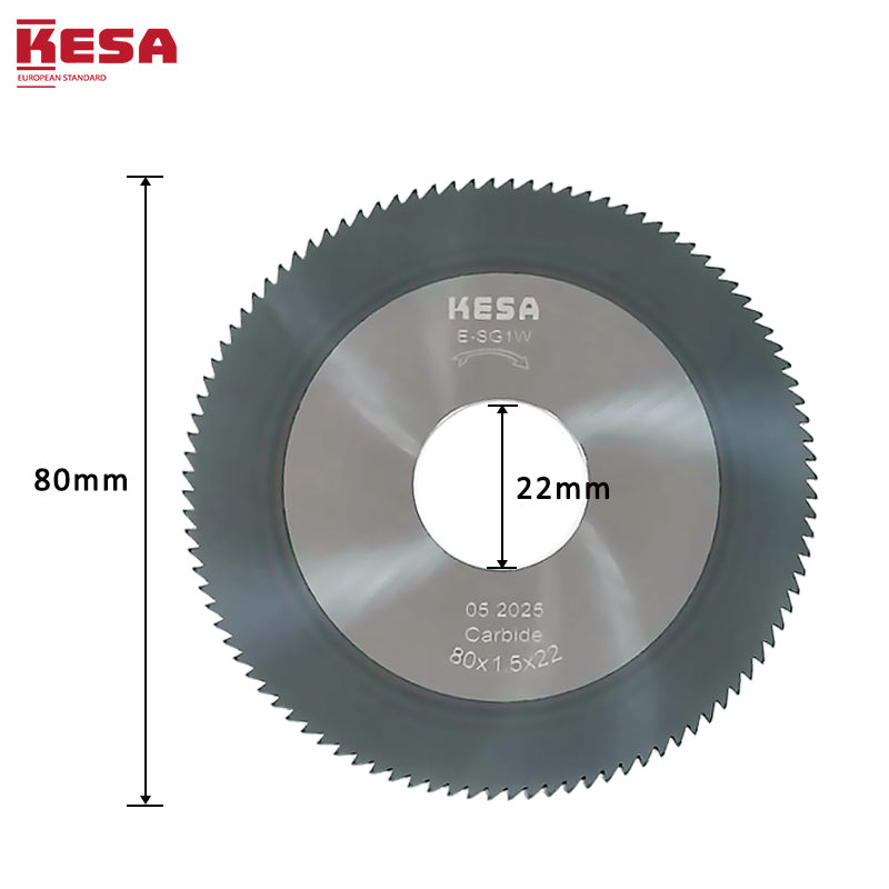 SILCA DUO/OPERA/TARGA/TECH3 Key Machine Carbide Cutter E-SG1W 80x1.5x22 Replacement