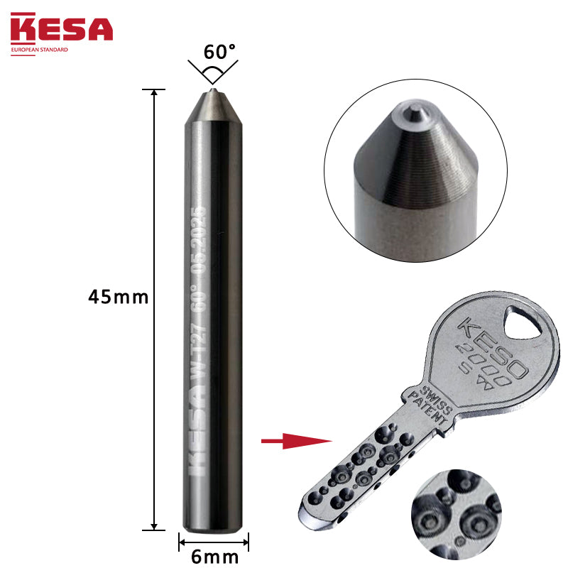 SILCA MATRIX Key Machine Dimple Tracer W-T27 Stepped holes of KESA 2000S Replacement