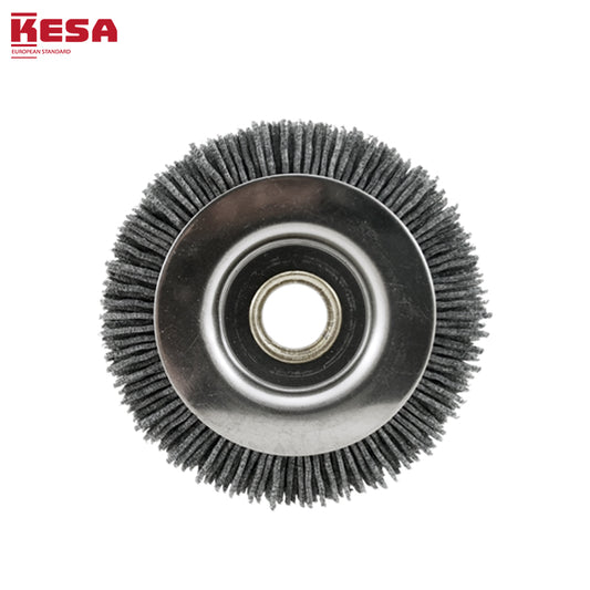 Key Machine brushes nylon and steel and deburring wheels