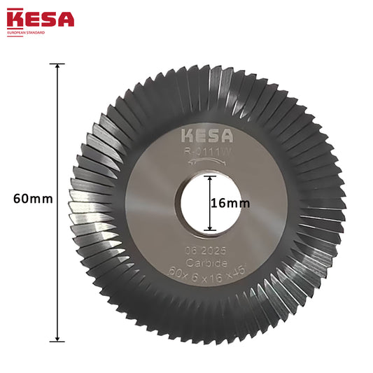 Wenxing cutter R-0111W 60x6x16 compatible with Wenxing 218 288 298 JET 8000  key cutting machine
