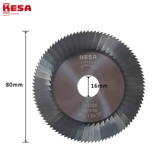 JMA SENA SARATOGA Carbide Cutter X-FP26W 80x1.5x16 Replacement