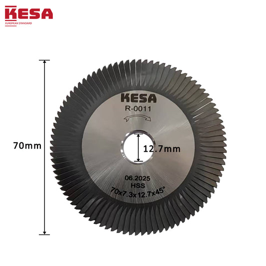 Wenxing Cutter R-0011 70x7.3x12.7 compatible with WENXING 201/100D/100E/100F/100G/101/219/Q27 key cutting machine