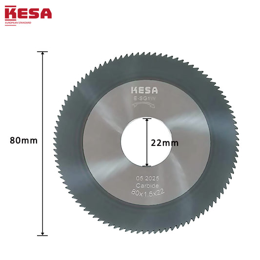 SILCA DUO/OPERA/TARGA/TECH3 Key Machine Carbide Cutter E-SG1W 80x1.5x22 Replacement