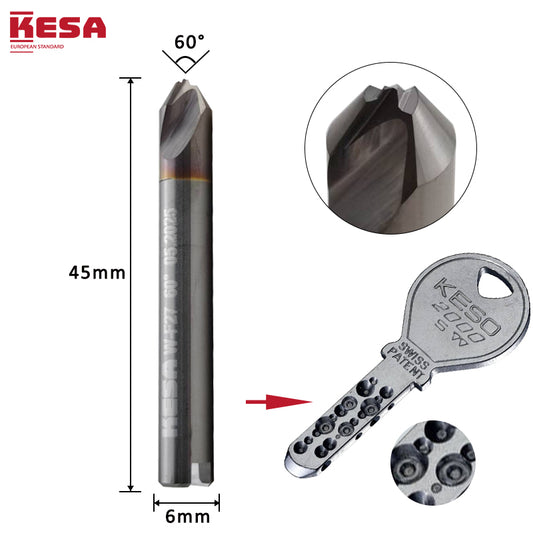 SILCA Cutter F27 Stepped holes of KESA 2000S Replacement