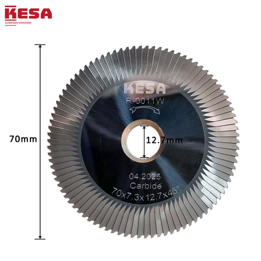 Wenxing Cutter R-0011W 70x7.3x12.7 compatible with WENXING 201/100D/100E/100F/100G/101/219/Q27 key cutting machine